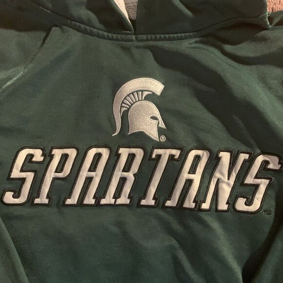 Y2K Michigan State Spartan Hoodie - Picture 2 of 4